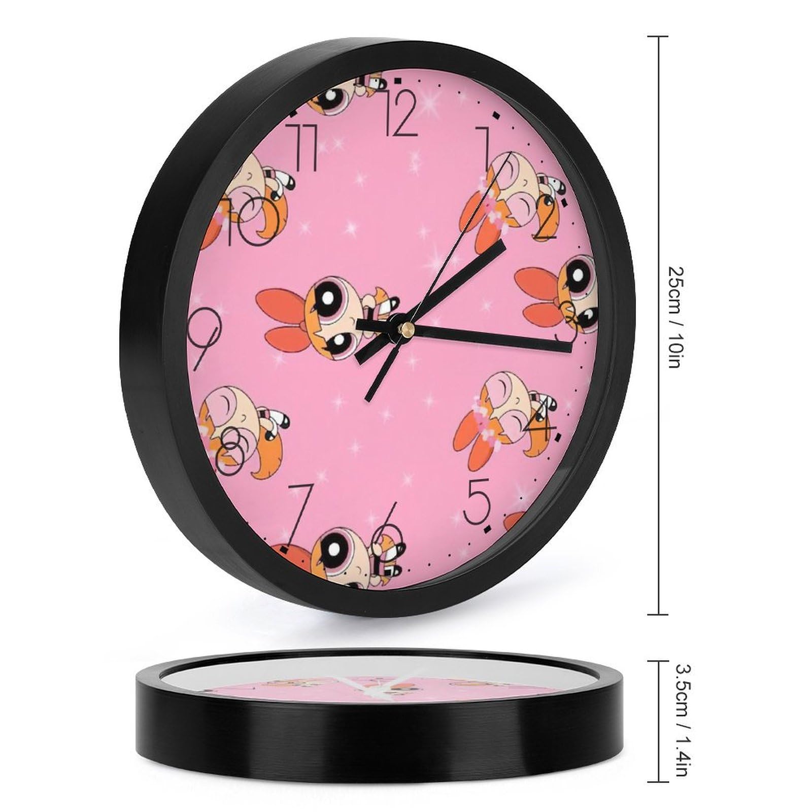 Amazon.co.jp: 時計 パワーパフガールズ 掛け時計 かけ時計 壁掛け時計